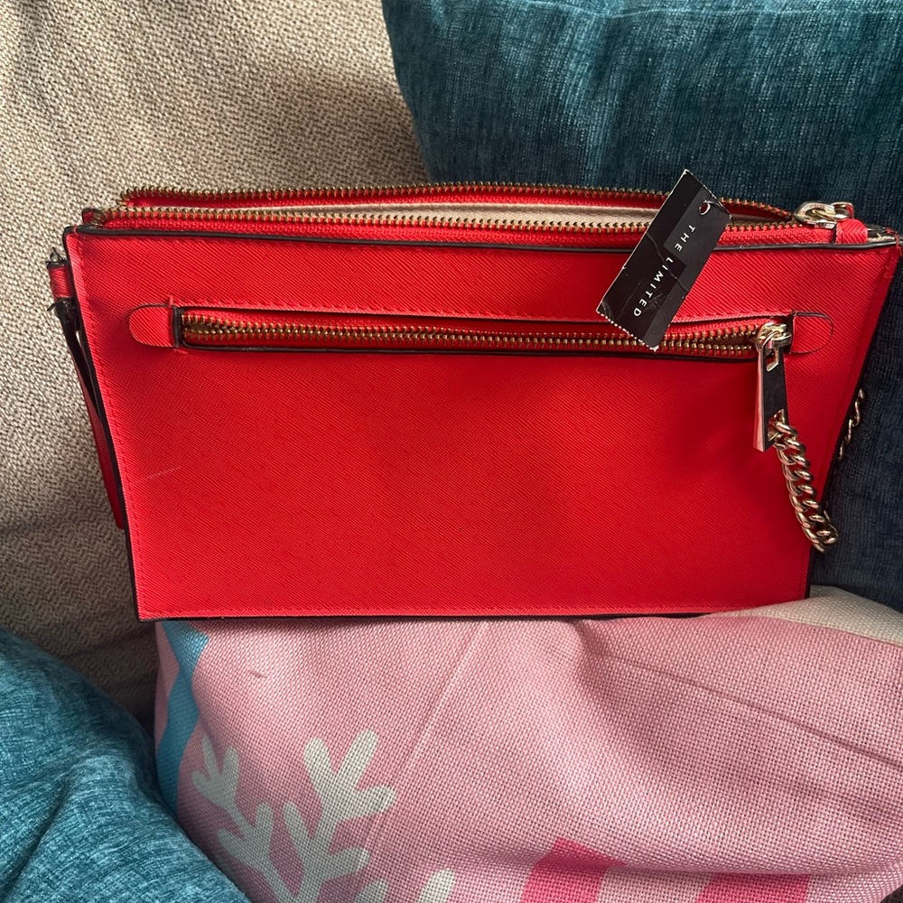 The Limited Bold Red Clutch